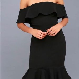 Off the shoulder dress